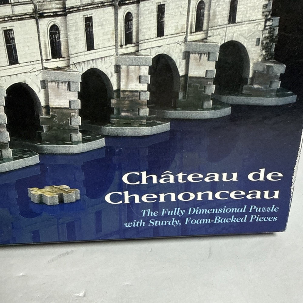 1996 Milton Bradley Puzz‎ 3D Chateau de Chenonceau 806pc Puzzle #4726